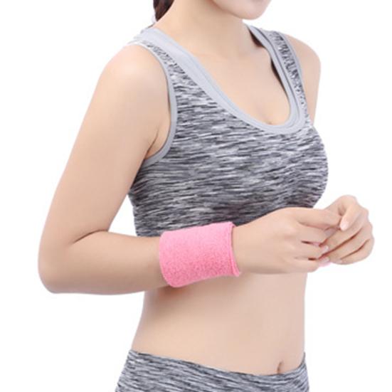 1Pc Wrist Brace High Elasticity Sweat-absorbent Unisex Sport Sweatband Wristband Wrist Protector