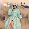 Pajamas New Pajamas Winter Plush Bathrobe Women's Suits Women's Home Clothing Women's Pajamas