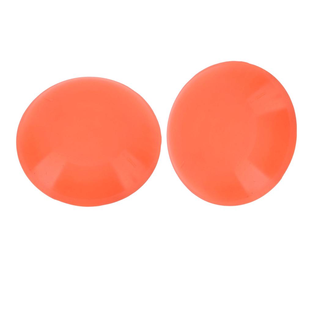 2Pcs Golf Force Pads Orange Rubber Reusable Skill Improvement Enhanced Control Golf Putting Trainer
