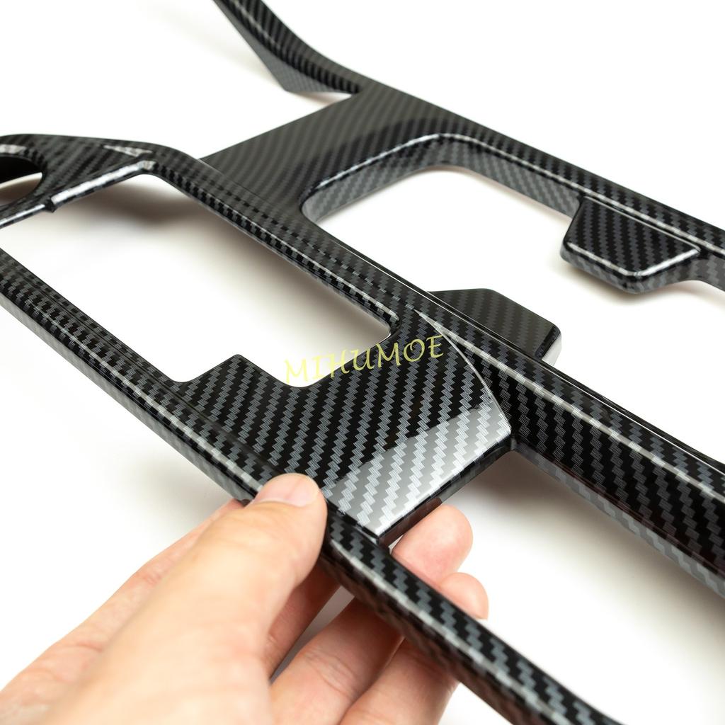 Для 2022 Sentra Накладка на панель приборов из углеродного волокна для салона, накладка на панель переключения передач