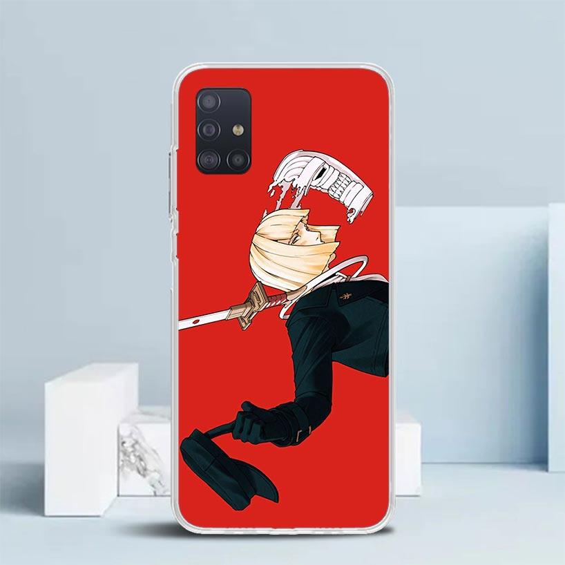 Bleach Синдзи Хирако Мягкий чехол для Samsung Galaxy A12 A22 A32 A52 A72 A02S Чехол для телефона Note 20 Ultra 10 S10 Plus A51 A71 A50S A2