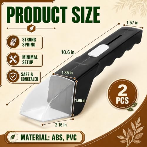 Insect Viewer 2 Pack Black & Grey Live Bug Catcher Long Handle Spider Catcher Toy for Kids 27cm
