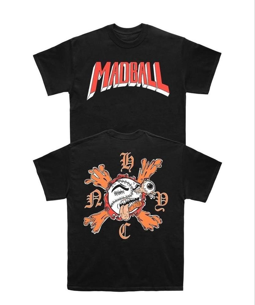 Редкая Горячая Band Madballs Rev Up 2 Стороны Подарок Для Фанатов Черная S5XL Футболка HL098 Унисекс Футболка
