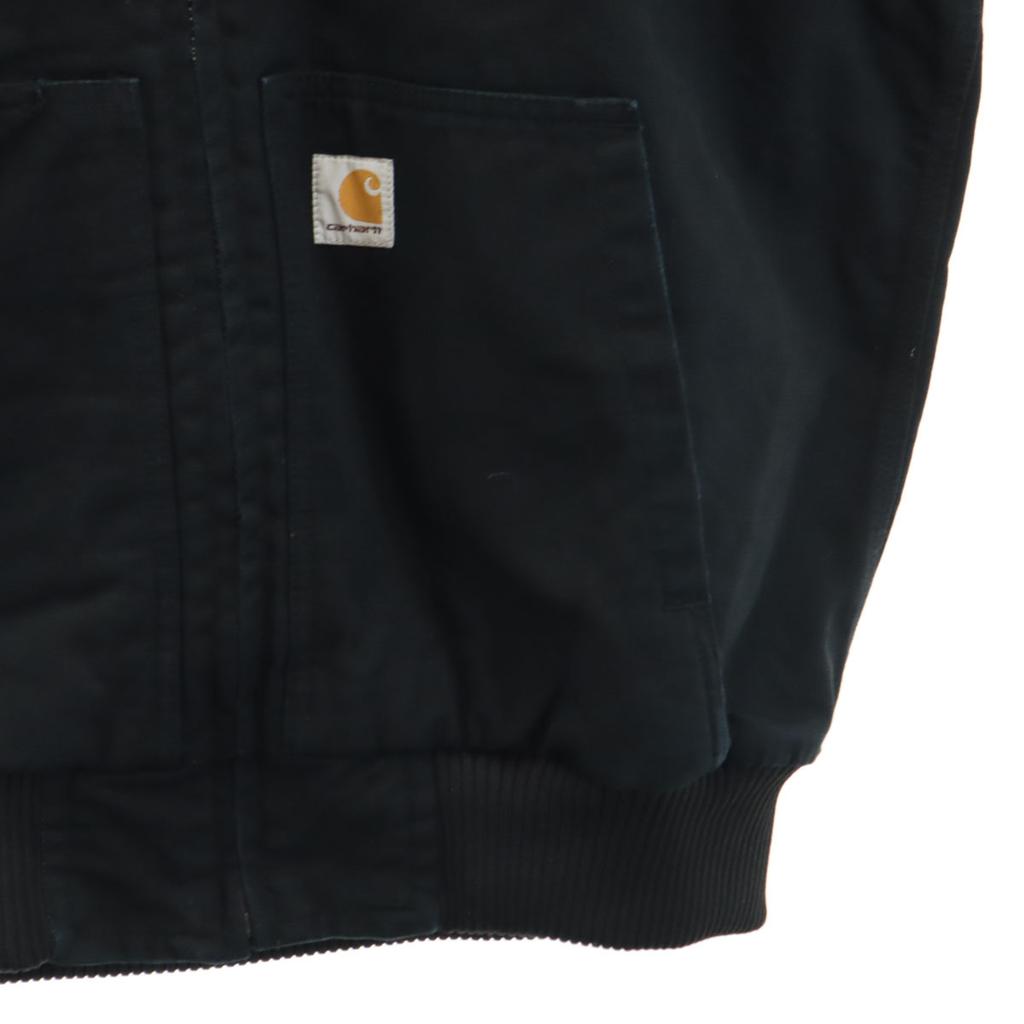 carhartt Active Jacket L Black Quilted Back Men's Used