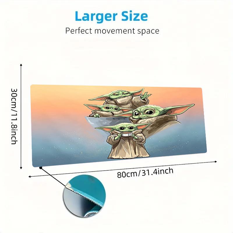 Cosmic Cutie Color Mouse Pad Large Gaming Table Cushion Non-slip Laptop Tablet Big Mousepad XXL Mat Mini PC Playmat With Lock edge