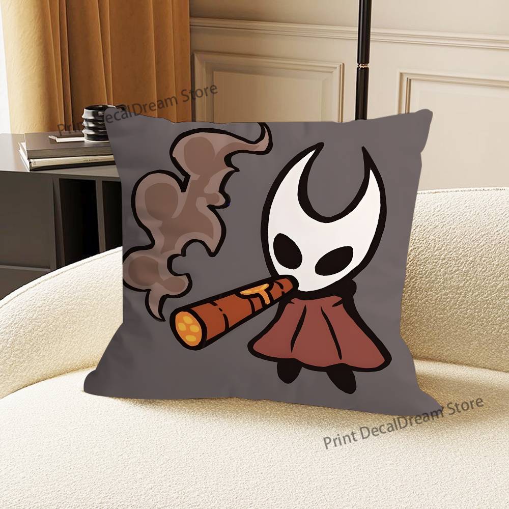 Hot HHollow KKnight Game Cushion For Bedroom Car Coffee Shop Room and Living Room Sofa Decorative Pillow Cover Case