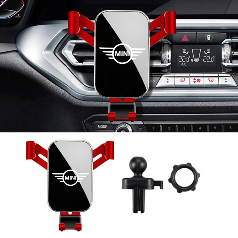 BBJC8 Auto Universal Phone Holder Air Vent Clip Mobile Support For BMW M Power Performance Mini x5 x3 g20 g30 f20 e87 e92 Accessories