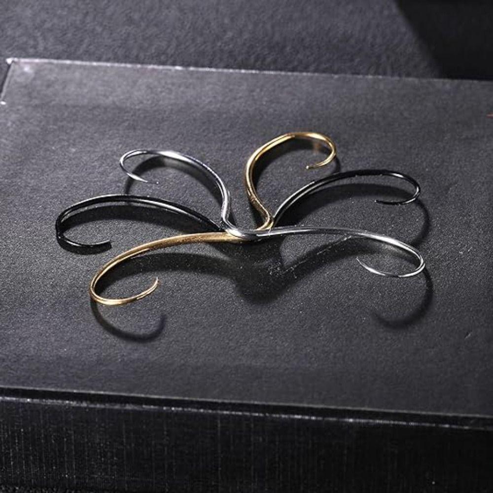 Пирсинг для тела Кольцо в септум с усами Хирургическая нержавеющая сталь Кольцо в нос с усами