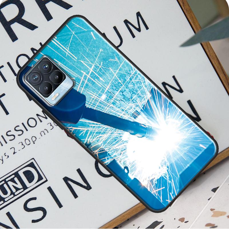Чехол для сварщика для Realme C21 C11 C15 GT Neo2 Master 8 Pro 8i OnePlus 9 Pro 8T 9R Nord2, чехол