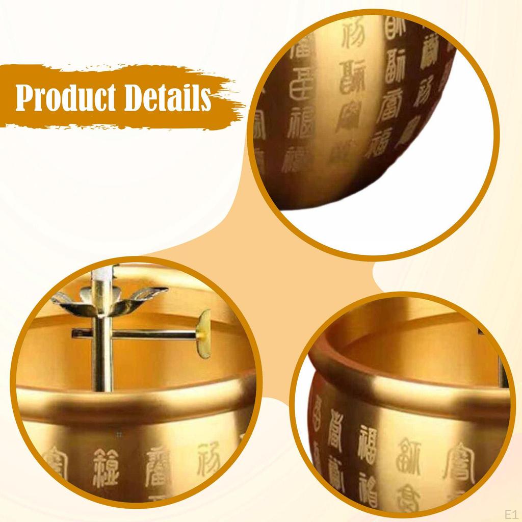 Ретро масляная лампа регулируемая яркость медные алтарные принадлежности украшение держатель для гхи масляные лампы