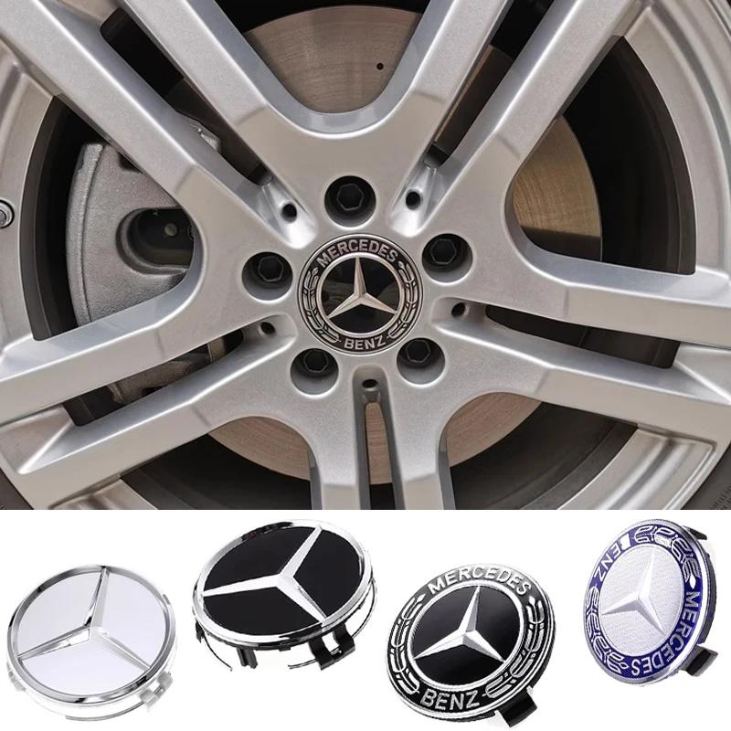 Новые 80% 4 шт. Для автомобиля Mercedes benz Колпачки ступицы колеса Значки для классов W204 W203 W205 W124 W221 C E S GLE CLC Аксессуары