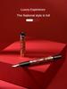 Jinhao 5000 Роскошная Металлическая Перьевая Ручка Красивая Резьба с Текстурой Дракона Деловые Офисные Школьные Принадлежности Канцелярские Товары PK 9019