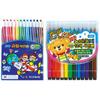 Geochemistry Super Colored Pencil + No Marge Marking Pen Set, 1 Set, 12 Colors, Korean Toy Supplies
