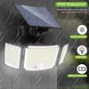 348Led Solar Lamp Outdoor Security Light With Motion Sensor Waterproof 346Led Powerful Spotlight Solar For Garden Garage