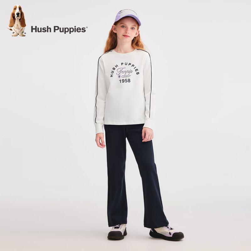 Детская футболка с длинным рукавом и круглым вырезом Hush Puppies для девочек