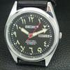 ЯПОНСКИЕ ВИНТАЖНЫЕ ОТРЕМОНТИРОВАННЫЕ МУЖСКИЕ АВТОМАТИЧЕСКИЕ ЧАСЫ SEIKO 6309A ЧЕРНЫЙ ЦИФЕРБЛАТ a442739-1