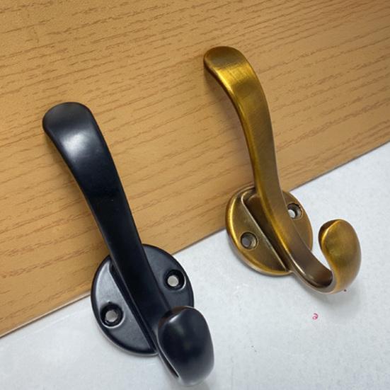 Coat Hook Corrosion-Resistant Wall Hooks Space Saving Upper And Lower Hooks for Bathroom Kitchen