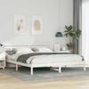 White Pine Solid Wood Bed Frame with Headboard