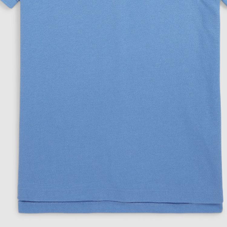 Футболка Polo Ralph Lauren SS24, однотонная, с вышивкой в виде маленького пони, прямая, повседневная, с коротким рукавом, детские топы поло, синяя CWPOKNIY8021075-400