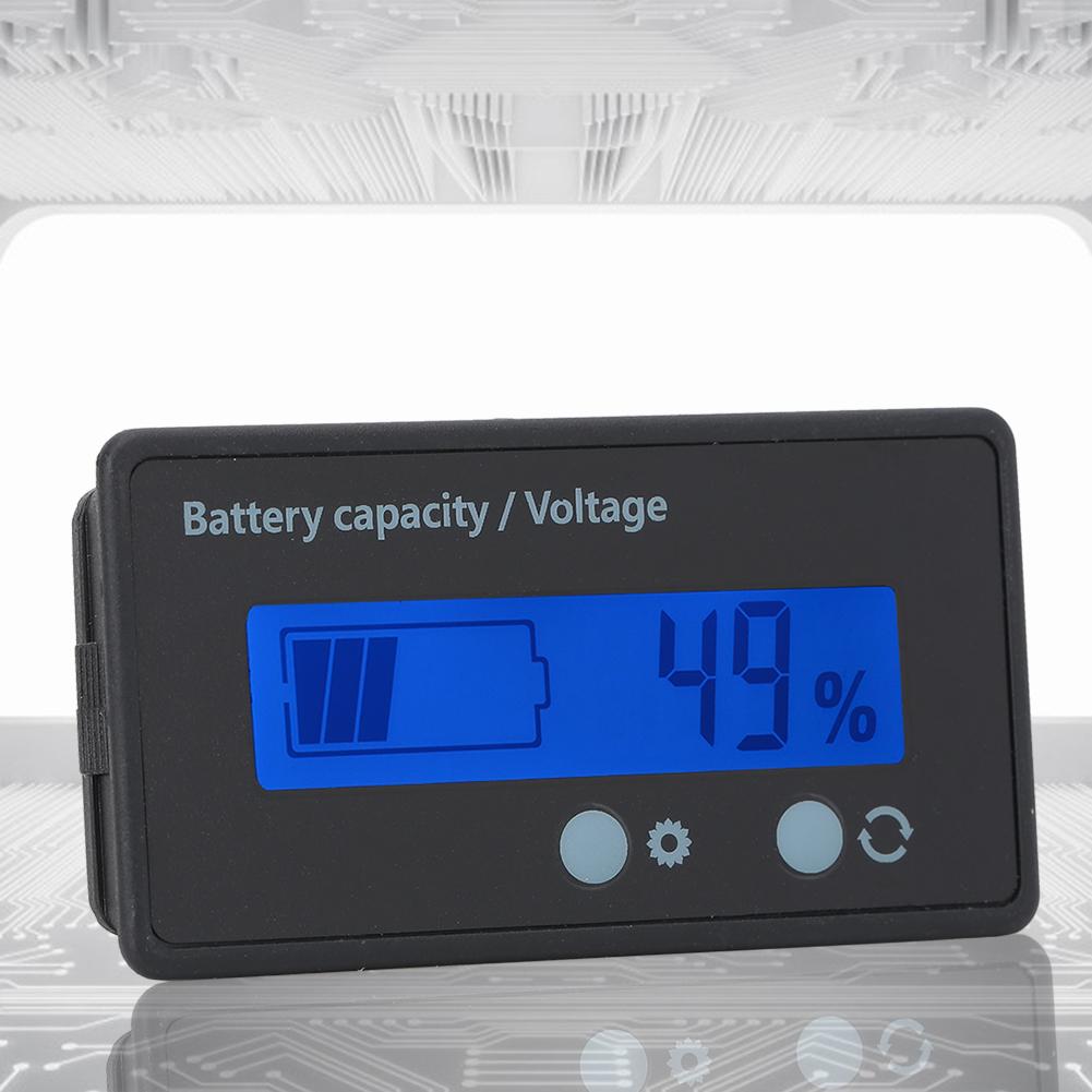 GY6GS PCB HTN Водонепроницаемый индикатор емкости аккумулятора ЖК-дисплей 1284 В Синий