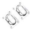 2Pcs 316 Stainless Steel Hatch Pull Handle Polished Finish Boat Lift Hatch Ring Handle for Marine