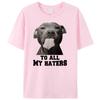 Футболки с надписью «Pitbull To All My Haters» — забавные подарки для любителей собак породы питбуль, мужские футболки, женская футболка с графическим принтом, уличная одежда.