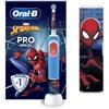 Brosse À Dents Électrique - ORAL-B - Kids 1 Manche Marvel Spider-Man - 1 Brossette - 1 Étui De Voyage - 3 Ans Et +
