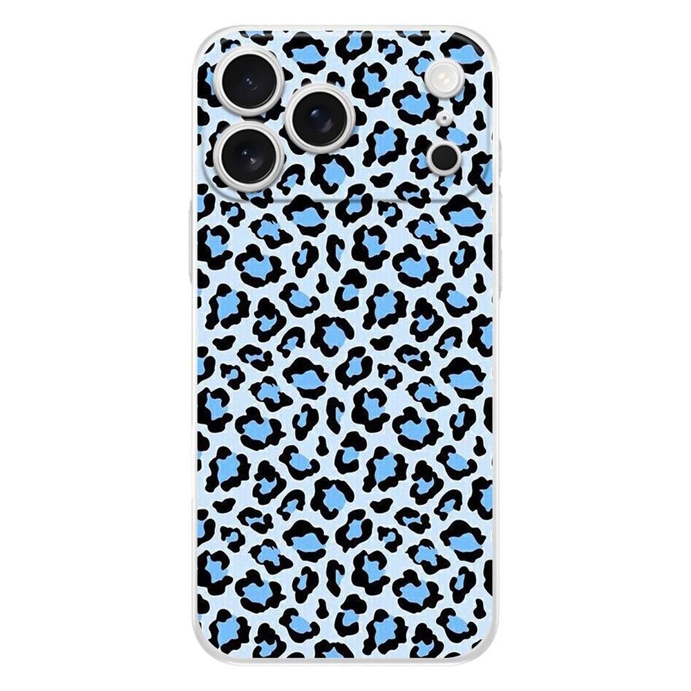 Мягкий чехол для телефона для iPhone 17 Air 16E 16 11 15 14 Pro MAX 12 13 7 8 Plus SE Пасхальный чехол Защита Сексуальный Модный Леопардовый принт