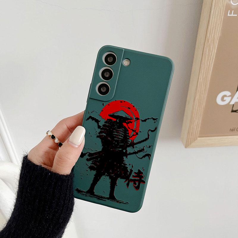 Японский Самурай-Бродяга Красное Солнце Чехол для Телефона Для Samsung Galaxy S26 S25 Ultra S24 S23 S22 Plus S21 S20 FE S26 A37 A57 5G Чехол