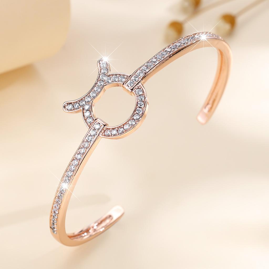 Korean Style Exquisite and Trendy Zircon-studded Women's Versatile Niche Women's Bracelet Bracelet