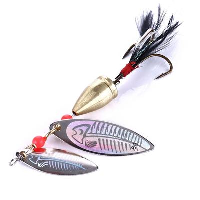 Спиннерная приманка, рыболовные приманки Pesca, 11 г, ложка для форели, хорошее качество, искусственная приманка для ложки, металлическая рыболовная приманка