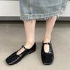 Fashion 2025 New Fashion Round Toe Women Shallow Mouth Footwear Mary Janes Elegant Slip On Buckle Strap Soft Ladies Flat Shoes Sandalias