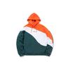 Li Ning Color Block Casual Pullover Hoodie Мужские толстовки с капюшоном Fluorescent-Orange AWDQ515-4