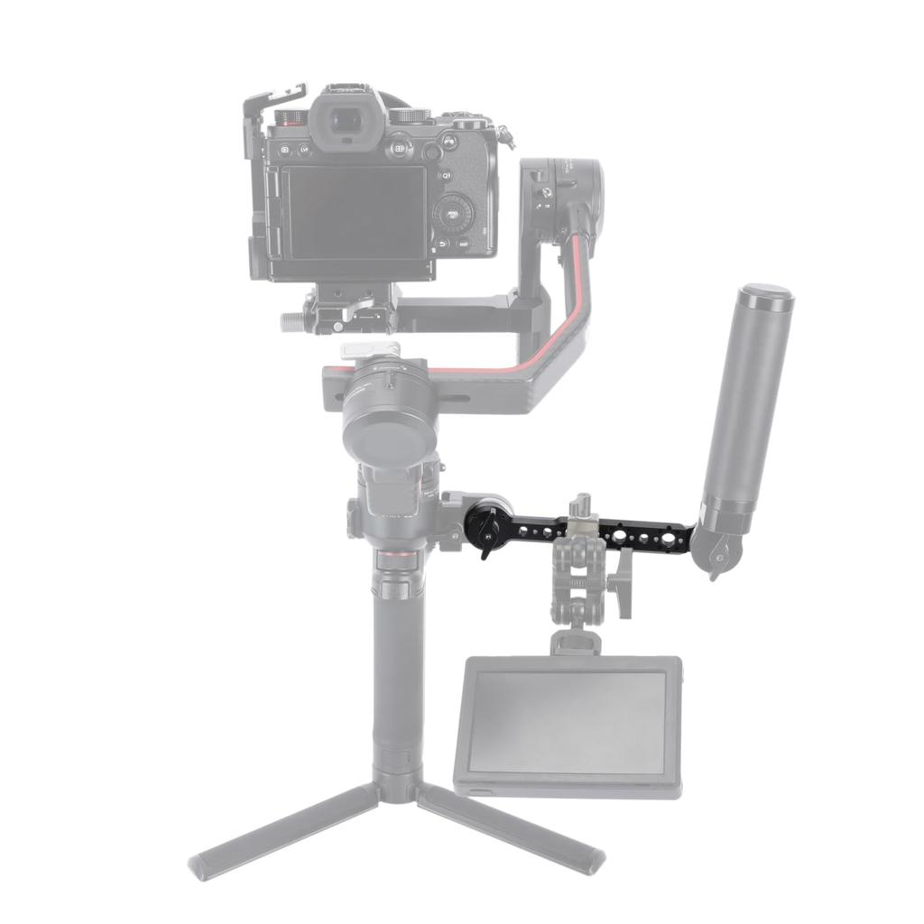 NICEYRIG Rosette Arm ARRI Standard Rosette Extension Arm Compatible with RED URSA Mini ARRI Positioning Hole Standard Arri Rosette Mount Aluminum