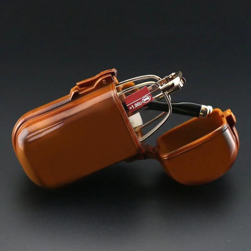 Прозрачные ультралегкие складные очки против усталости для мужчин и женщин, очки для чтения с защитой от синего света и футляром