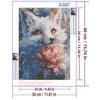 5d DIY Diamond Painting Cross Stitch Cute Fox Diamond Embroidery Mosaic Animal Full Round Drill Home Decor