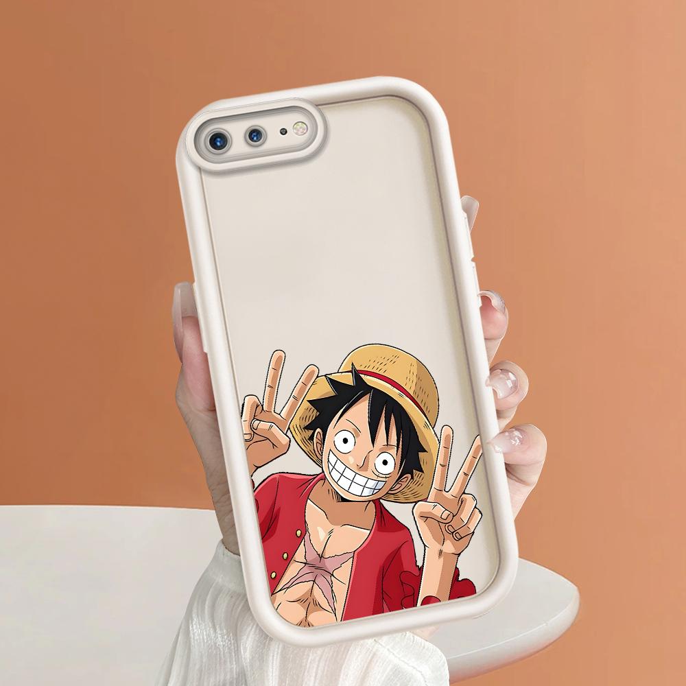 Чехол для телефона с узором «Счастливый Луффи» для iPhone Samsung Galaxy Xiaomi Redmi POCO HUAWEI Honor противоударный резиновый чехол