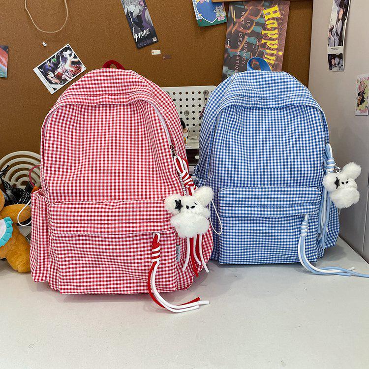 2025 High-Capacity Stylish Backpack for Girls - Schoolbag for Junior and Senior High Students
