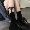 Новые мужские и женские 1 шт. Черные носки Подтяжки Держатель с одной жесткой металлической нескользящей клипсой Эластичный регулируемый Пояс-подвязка для чулок