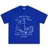 Meditate So I Can Panic Funny Frog Meme Tshirt Unisex Unisex Hiphop Tshirts Summer Shortsleeved Casual Cotton Oversized Tshirts