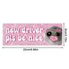 New Driver Magnet For Car Reusable Magnetic New Driver Decal Car Magnet Funny Animal Design For Driving Practice Safety Training