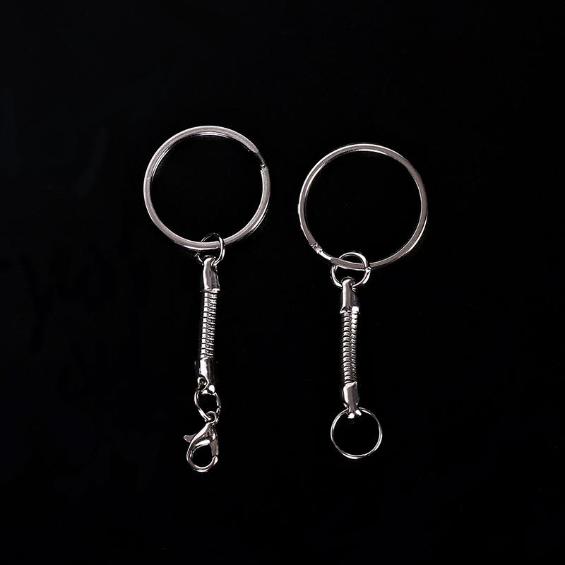 10X цепочка для ключей в виде змеи, серебряные ювелирные изделия «сделай сам», аксессуары для ювелирных изделий