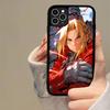 Чехол для телефона Fullmetal Alchemist Силикон PC+TPU Для iPhone 11 12 13 14 15 16 Plus Pro Max Чехол