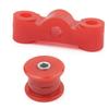 Car Accessories Gear Lever Bushing Performance Polyurethane Red + Silver Suitable For D Series Engines For D Series Engines