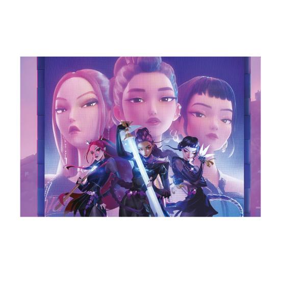 Birthday Party Decor Kit Themed Banner Cake Toppers & Spiral Balloons for K-POP Music Dance Theme Celebration Pink Girls Party Supplies