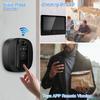 4,3-дюймовый видеодомофон, дверной звонок 1080P HD, Wi-Fi, ночное видение, дверной звонок, умный PIR-датчик движения, дверные камеры, WiFi-глазок