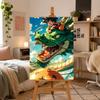 Obraz Do Malowania Po Numerach Z Ramą Dragon Ball W Chmurach 50X70 Cm
