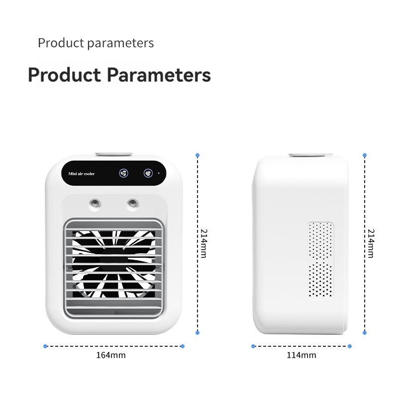 Настольный воздушный охладитель спрей, USB-спрей, мини-маленький вентилятор для кондиционирования воздуха, настольный вентилятор, вентилятор для общежития, мобильное летнее охлаждение
