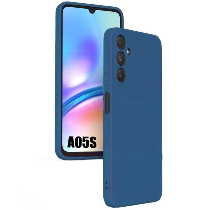 Coque Silicone - Samsung - Galaxy A05s - Protection Slim Antichoc - Anti-Rayures - Bleu Marine