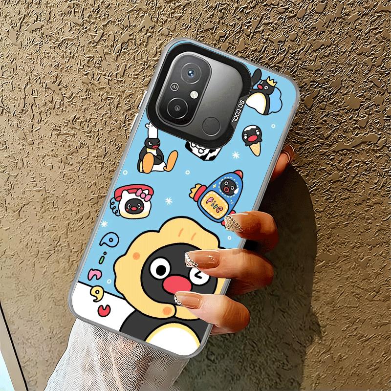 Cartoon P-Pingu Penguin Shockproof Phone Case for Xiaomi Poco X7 X6 X5 X3 Pro F7 Ultra M8 Redmi 15C 15 14C 13C 12C 10C 13 12 10